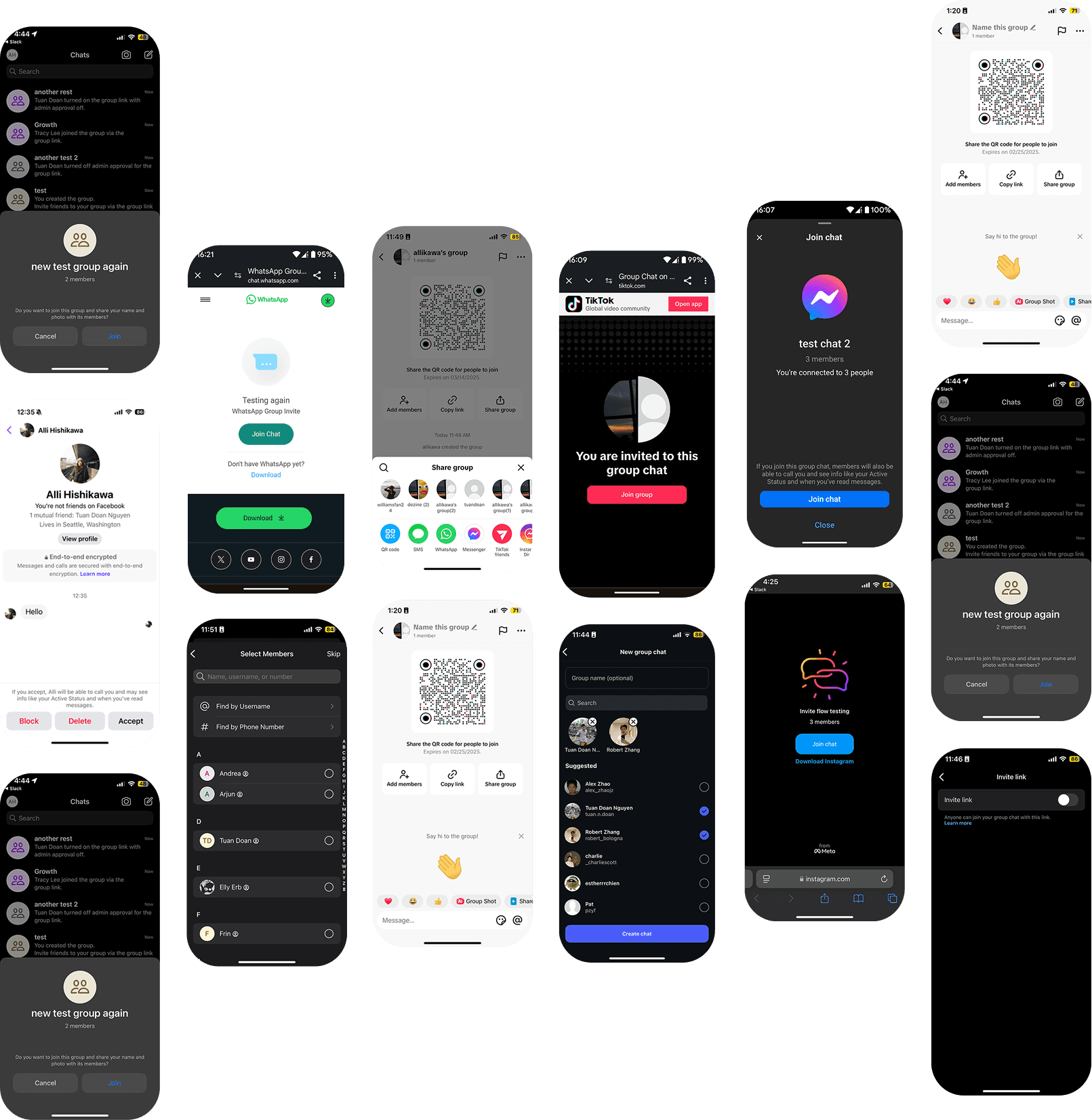 Competitive audit — Messenger, WhatsApp, Discord and others