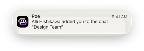 Push notification